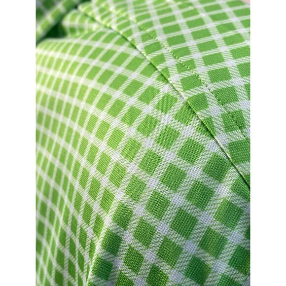 Donald Ross Polo Shirt Mens Large Green Golf Stretch 1894 USA Club Crest - Picture 6 of 9